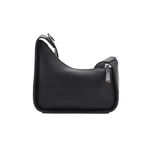 Women Underarm Bag Wide Straps Crossbody Purse Multi-color PU Leather Shoulder B
