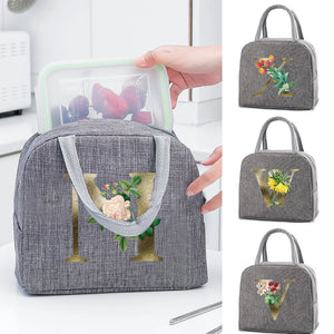 Women Child Insulated Lunch Bag Handbag Nurse Bento Food Lunchbox