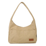 Women Large Canvas Shoulder Bag Casual Tote Bag for Shopping