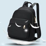 Women Classic Nylon Backpack Large Capacity Tote Shoulder Bag