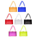 Clear Acrylic Box Clutch Crossbody Bag with Strap