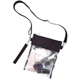 Stadium Approved Clear Cross-Body Purse Transparent Shoulder Bag
