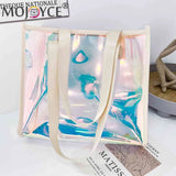 Women Clear TOTES Waterproof Handbag Large Shopper Shoulder Bag