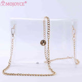 Women Clear Transparent Bag Small Flap Stadium Approved Crossbody Bag