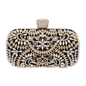 Women Clutch Bag Wedding Evening Party Purse Chain Handbag Glitter