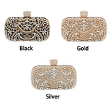Women Clutch Bag Wedding Evening Party Purse Chain Handbag Glitter