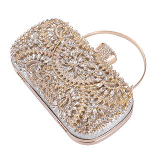 Women Clutch Bag Wedding Evening Party Purse Chain Handbag Glitter