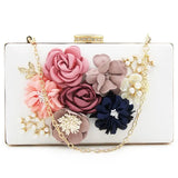Floral Party Clutch Bag Wedding Evening Handbags