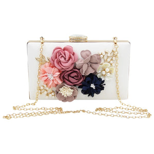Floral Party Clutch Bag Wedding Evening Handbags