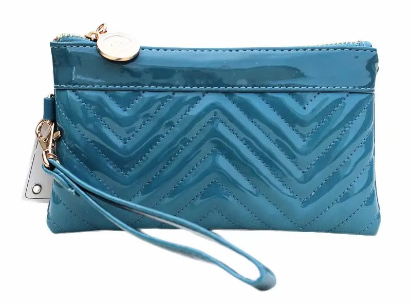 Leather Envelope Clutch Purse Women's Evening Bag