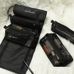 Women Cosmetic Bag 4PS Multifunction Travel Wash Bag Large Storage P