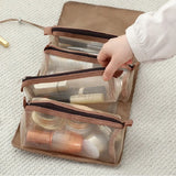 Women Cosmetic Bag 4PS Multifunction Travel Wash Bag Large Storage P
