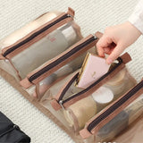 Women Cosmetic Bag 4PS Multifunction Travel Wash Bag Large Storage P