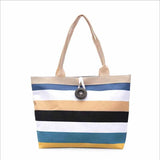 Women Corduroy Tote Bag Foldable Reusable Shopping Handbag