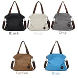 Women Corduroy Canvas Tote Casual Shoulder Bag Foldable Shopping Beach Bag