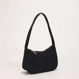 Corduroy Shoulder Bag Women Chain Handbag Winter Tote Thick Cotton Cloth