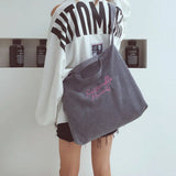 Women Corduroy Shoulder & Crossbody Bags Large Capacity Zipper Totes