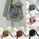 Women Corduroy Shoulder Shopping Bag Tote Crossbody Satchel Handbag