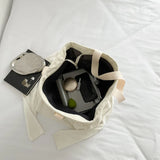 Corduroy Shoulder Shopping Bag for Women