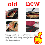 Women Waist Bag Corduroy Canvas Fanny Pack Brown Money Phone Chest