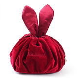 Velvet Rabbit Bunny Makeup Bag Organizer Pouch