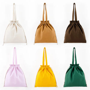 Large Capacity Cotton Drawstring Bag for Women