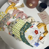 Flower Print Cotton Handbag Canvas Tote Eco Travel Lunch Bag
