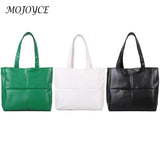 Women Cotton Padded Shoulder Bag Retro Bag