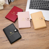 Women Cow Leather Pink Passport Holder Lovely Girl Passport Case