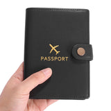 Women Cow Leather Pink Passport Holder Lovely Girl Passport Case