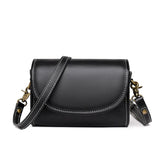 Women Cow Leather Shoulder Crossbody Bag Small Solid Leather Handbag