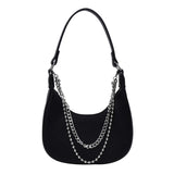 Cow Print Shoulder Bag Clutch Purse Underarm Handbag Satchel Zipper Tote Bags