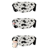 Women Cow Print Fanny Pack Travel Hip Shoulder Bag Purse