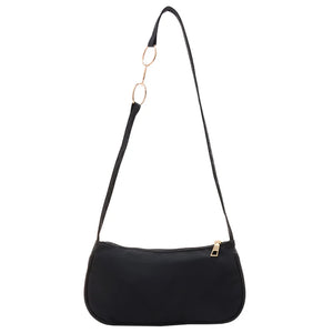 Women Square Shoulder Bag Crossbody Tote Bag Lady Solid Travel Shoulder Bags