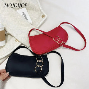 Women Square Shoulder Bag Crossbody Tote Bag Lady Solid Travel Shoulder Bags