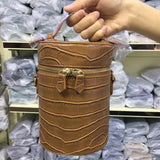 Women Crocodile Pattern Tote Box Bag Cross Body Hot Ins Bag