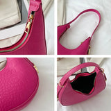 Crocodile Pattern Underarm Bag for Women