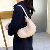 Crocodile Pattern Underarm Bag for Women