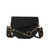 Women Crossbody Bag Saddle Shoulder Bags with Wide Strap