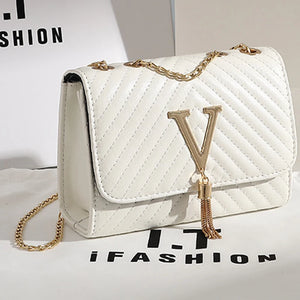 Sequined Tassel Crossbody Bag Shoulder Handbag Small Purse