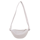 Women Crossbody Bag Dumplings Chest Shoulder Bag Zip Pouch Small Satchel
