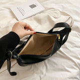 Casual Leather Crossbody Bag for Women Spring