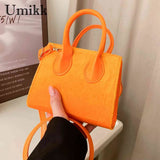 Women Crossbody Bag Casual Zipper Small Handbags Solid Flocking PU Leather