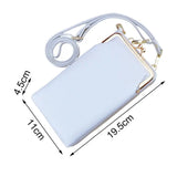 Women Crossbody Bag Lychee Texture Waterproof Faux Leather Zipper Messenger