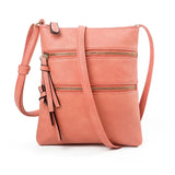 Women Crossbody Bag Mobile Phone Bag Shopper Purse Casual Solid Multifunction Po