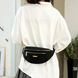 Women Crossbody Bag Fanny Pack Shoulder Bag Storage Chest Bag Waistbag