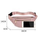 Women Crossbody Bag Fanny Pack Shoulder Bag Storage Chest Bag Waistbag