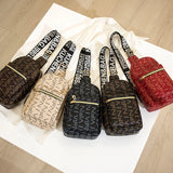 Retro Printing Texture Crossbody Bag Sling Messenger Bag