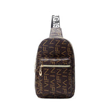 Retro Printing Texture Crossbody Bag Sling Messenger Bag