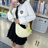 Nylon Crossbody Bag Small Shoulder Handbag Messenger Tote Shopping Bolsa